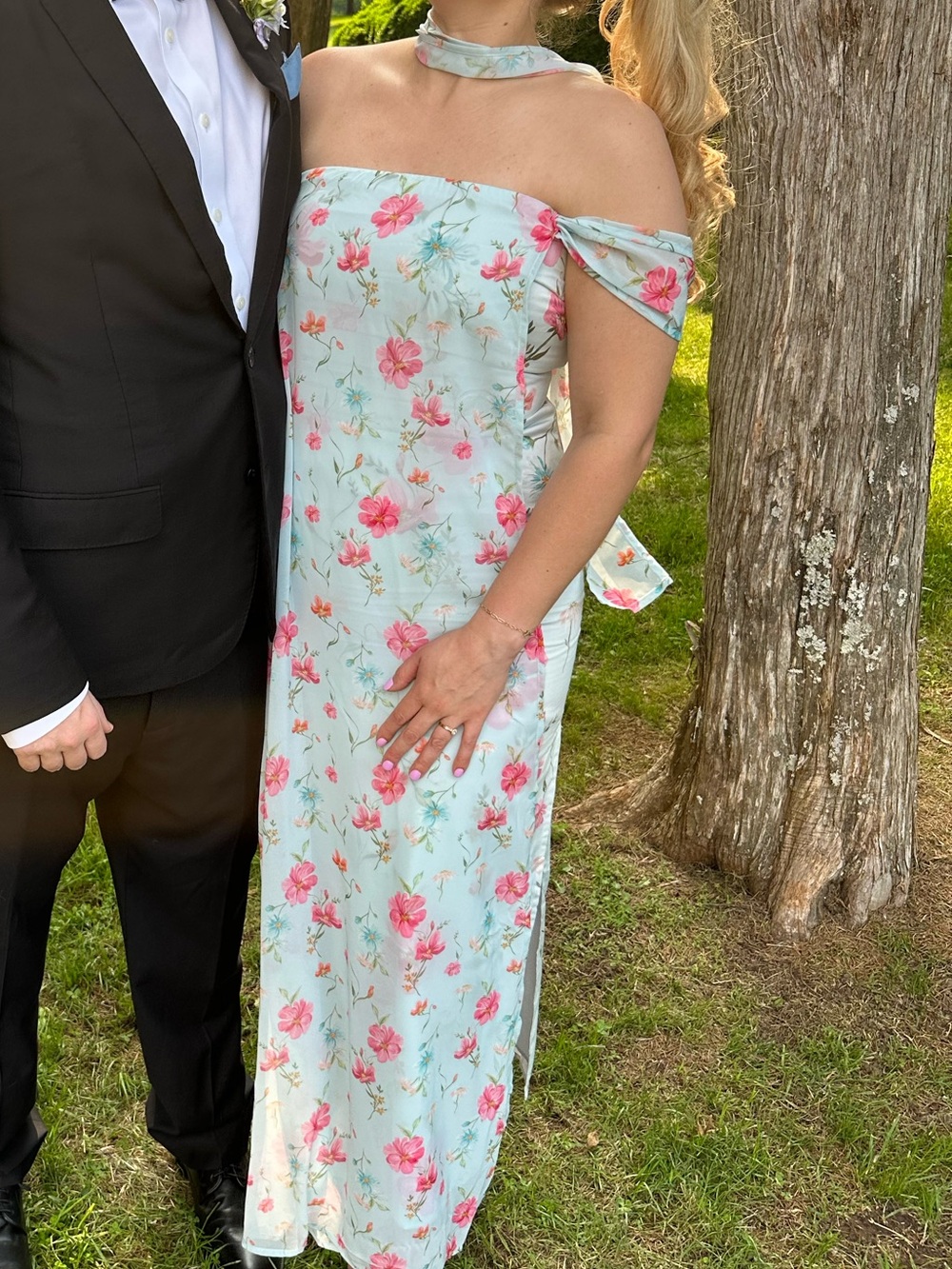 Floral Petal and Pup Dress